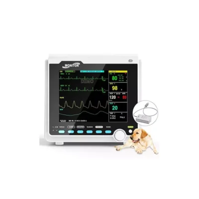 CONTEC Veterinary Patient Monitor Multi 6 Parameters Monitor with ETCO2 for Pets Cats Dogs Animals Use in Home Clinic (CMS6000VET with ETCO2)